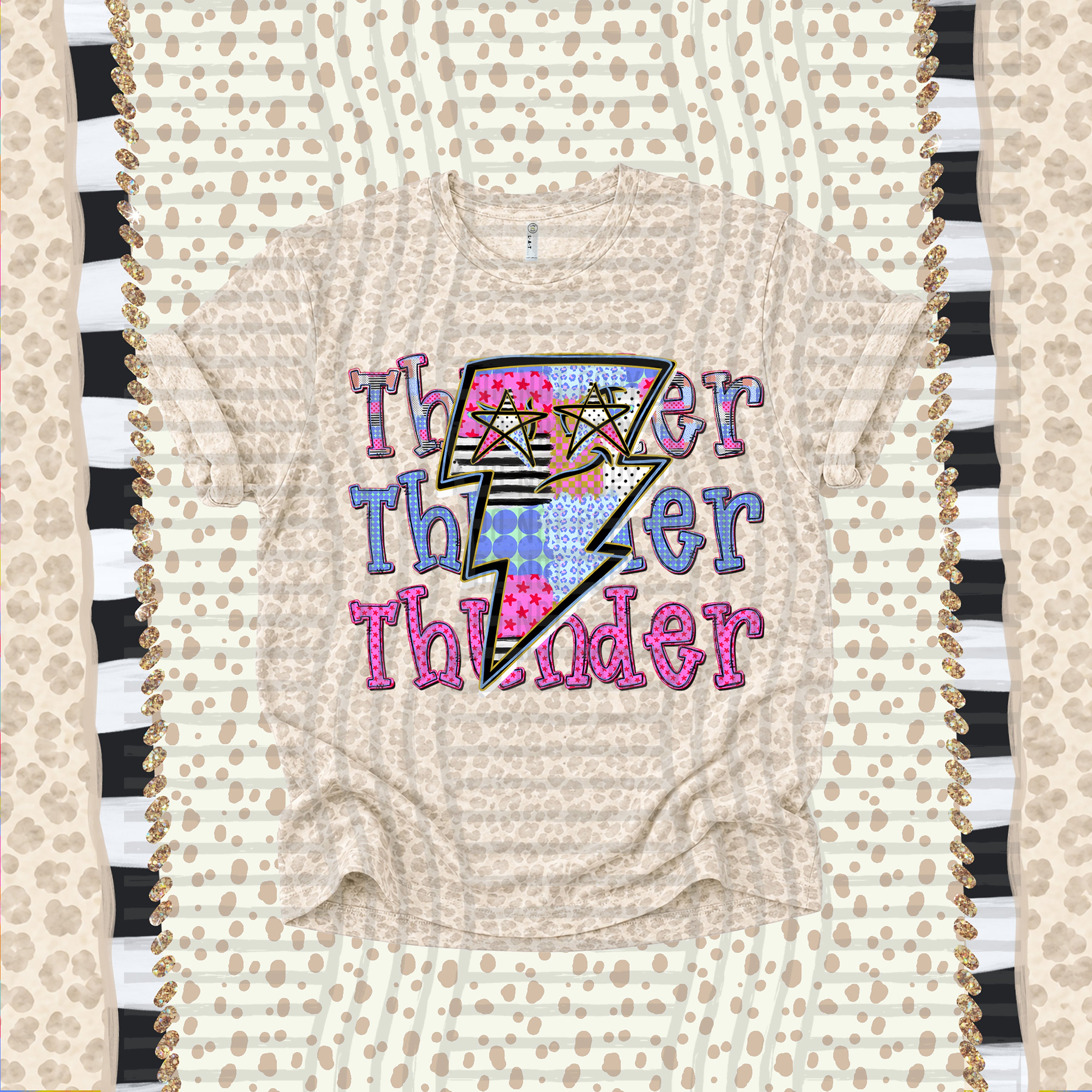 Dolly Doodle Mascots Thunder design