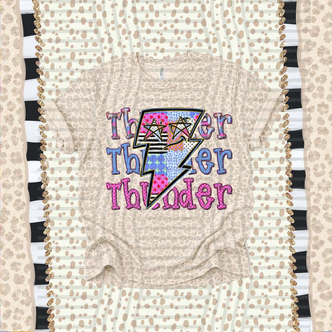 Thunder Dolly Doodle mascot DTF transfer