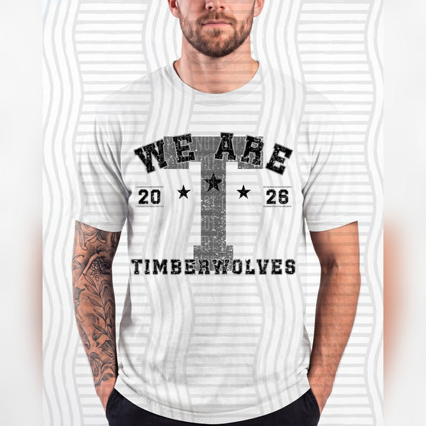 Varsity Initials Mascots Timberwolves design