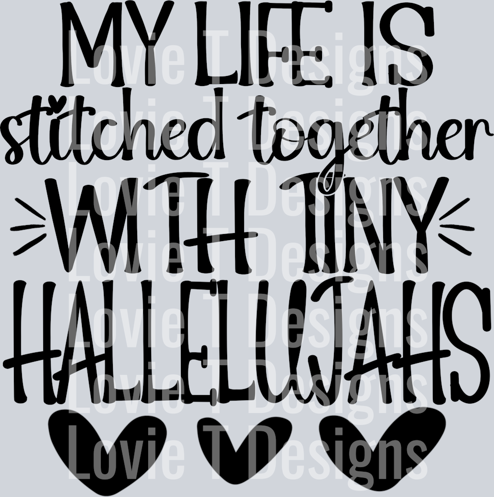 Tiny Hallelujahs Blk