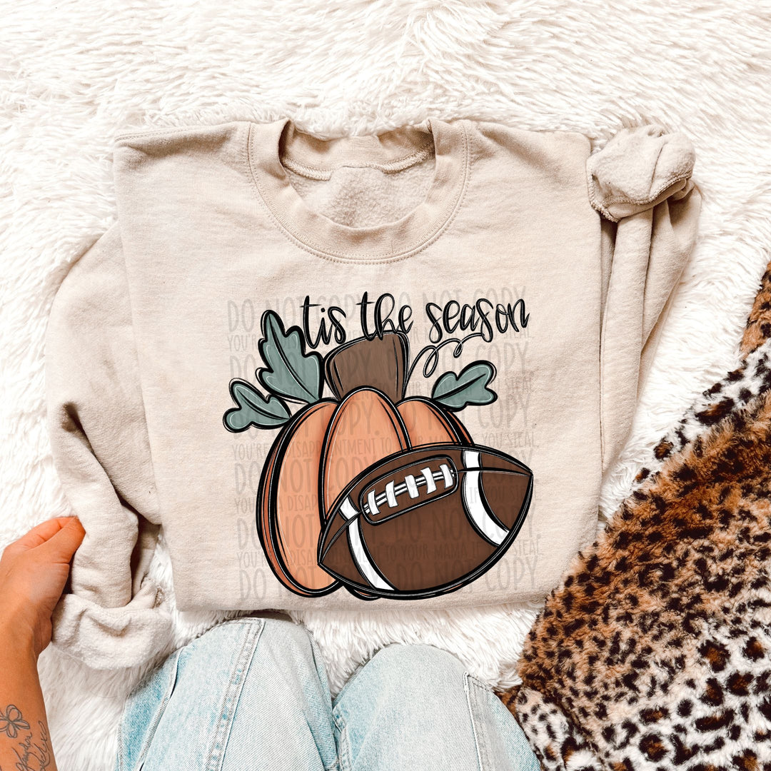 TIS THE SEASON FOOTBALL PUMPKIN