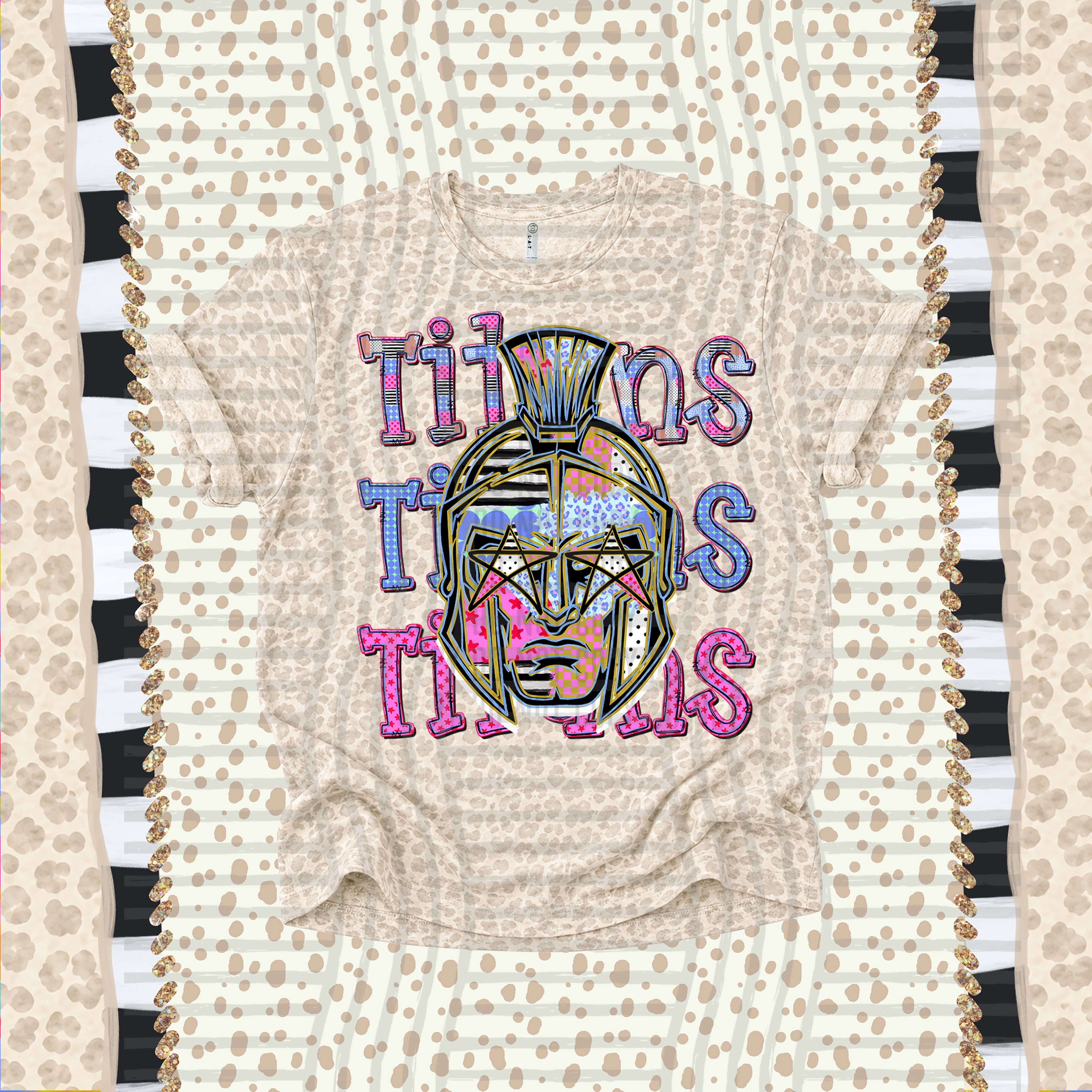 Dolly Doodle Mascots Titans design