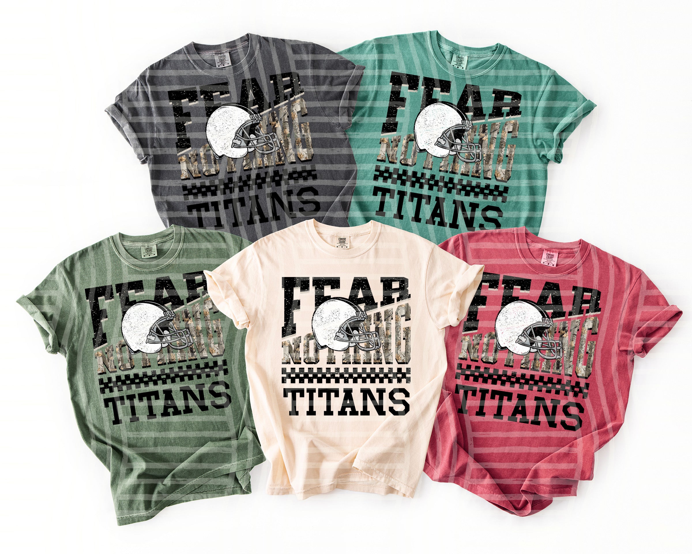 Fear Nothing Mascots Titans design
