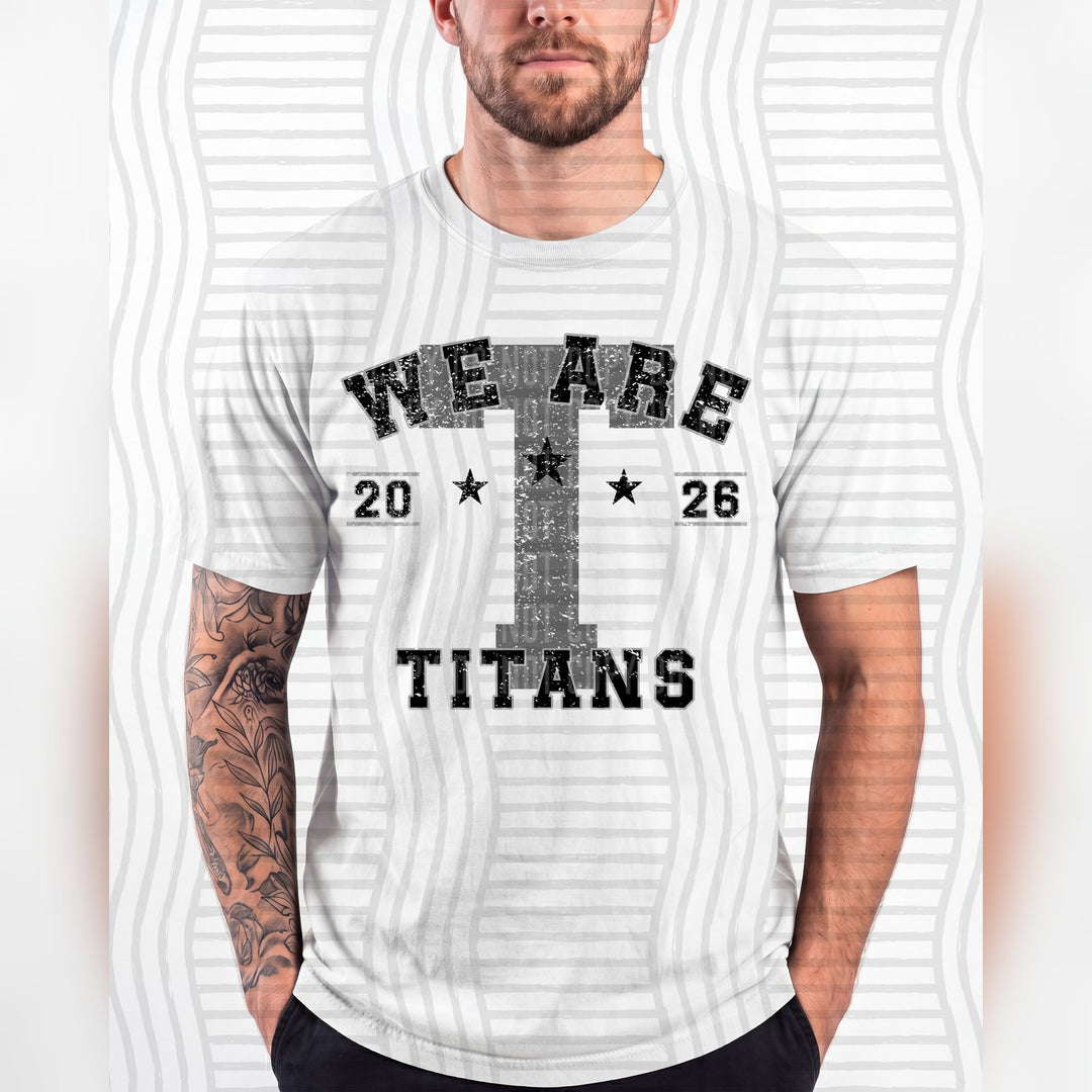 Titans Varsity Initials Mascots DTF transfer