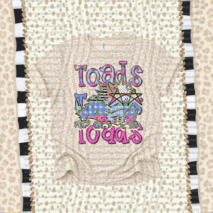 Toads Dolly Doodle mascot DTF transfer