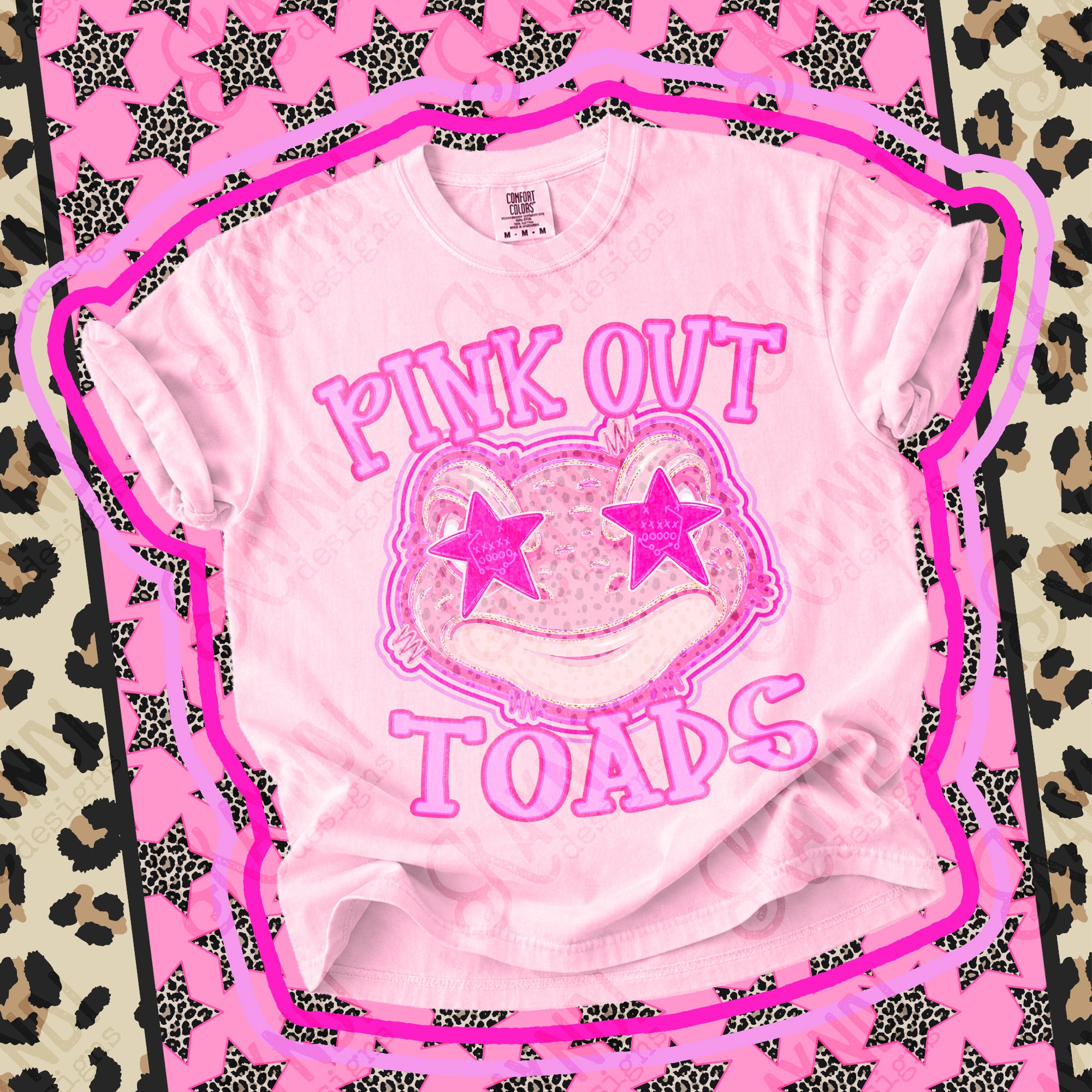 Pink Out Mascots Toads mockup