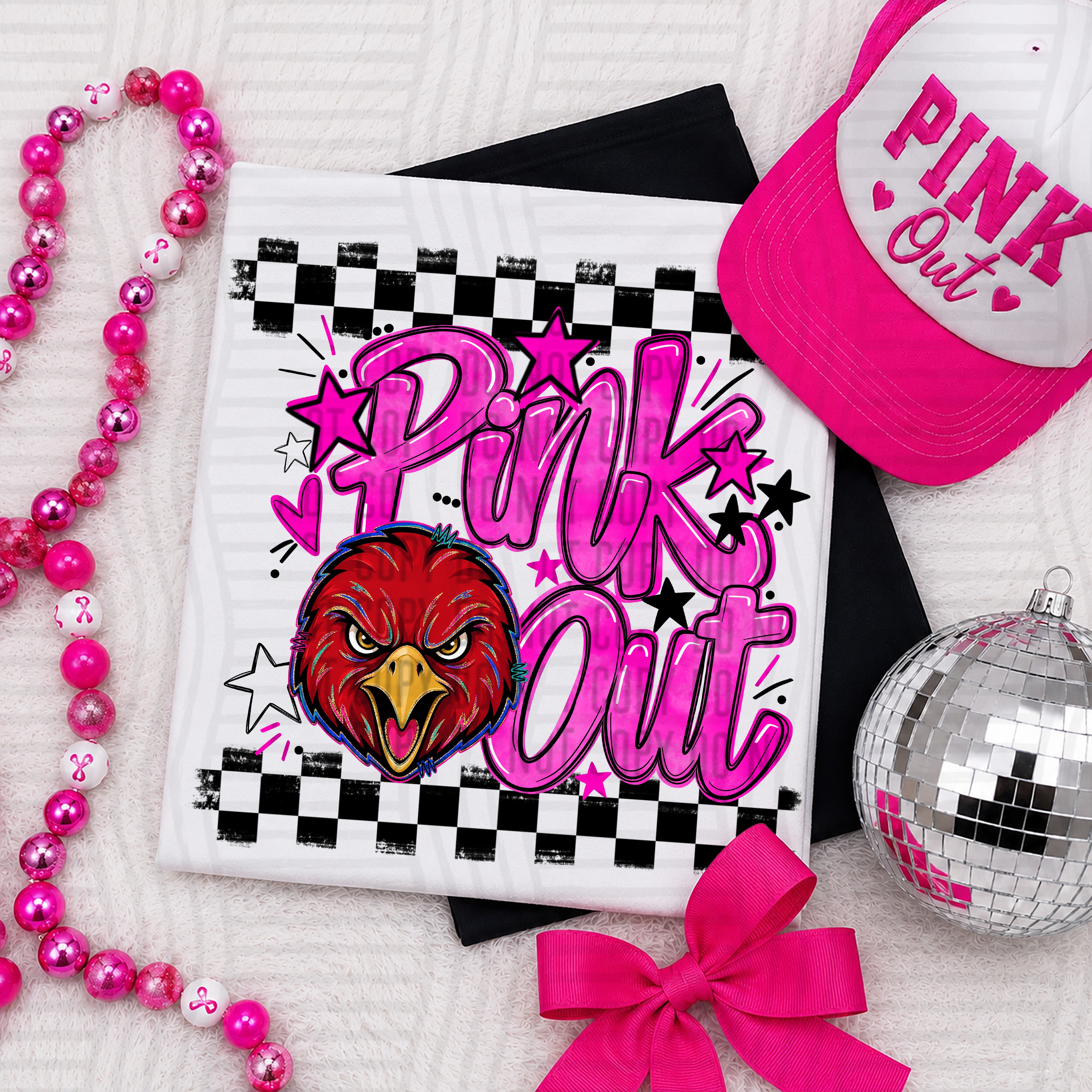 Pink Out Mascots CC Tomahawks design