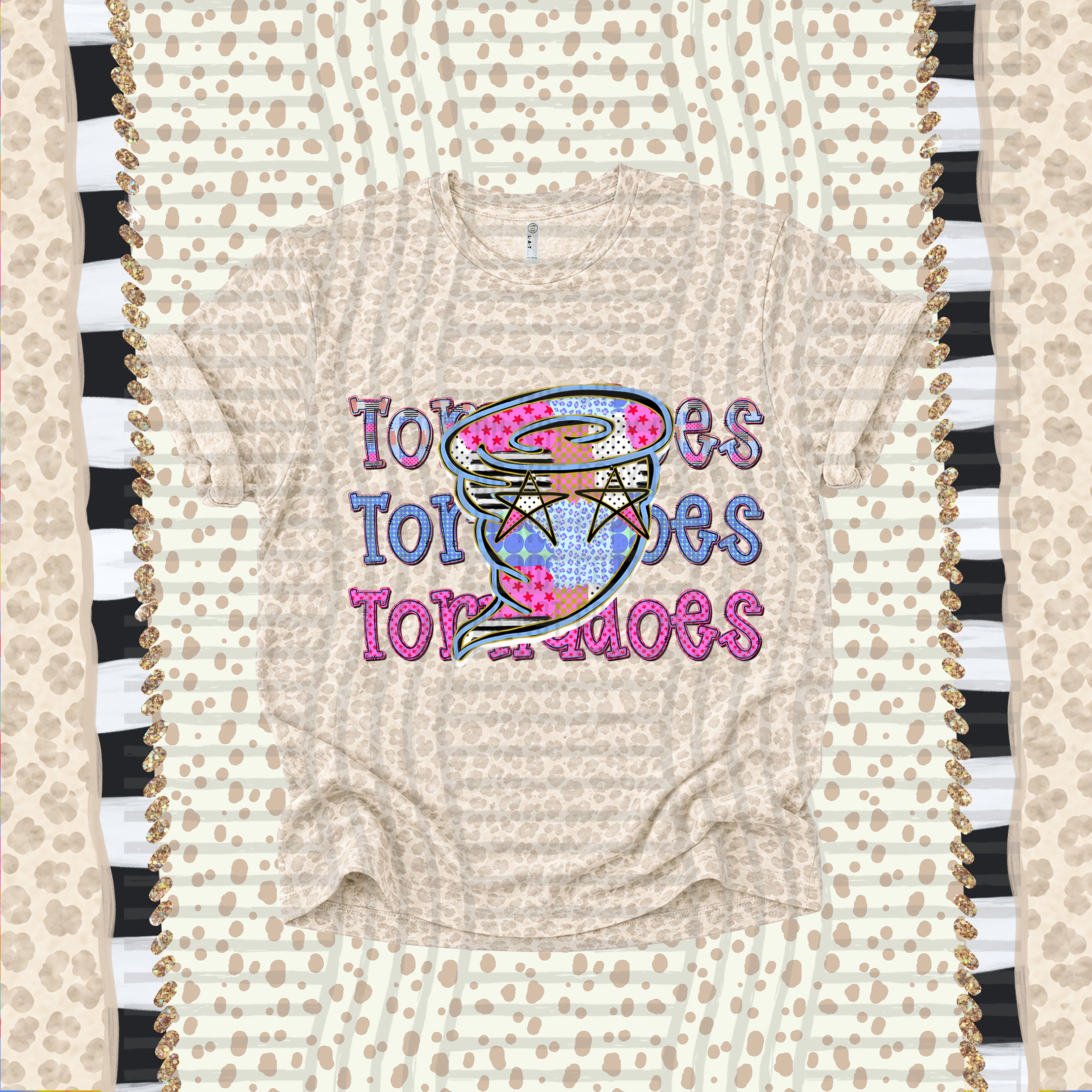 Dolly Doodle Mascots Tornadoes design