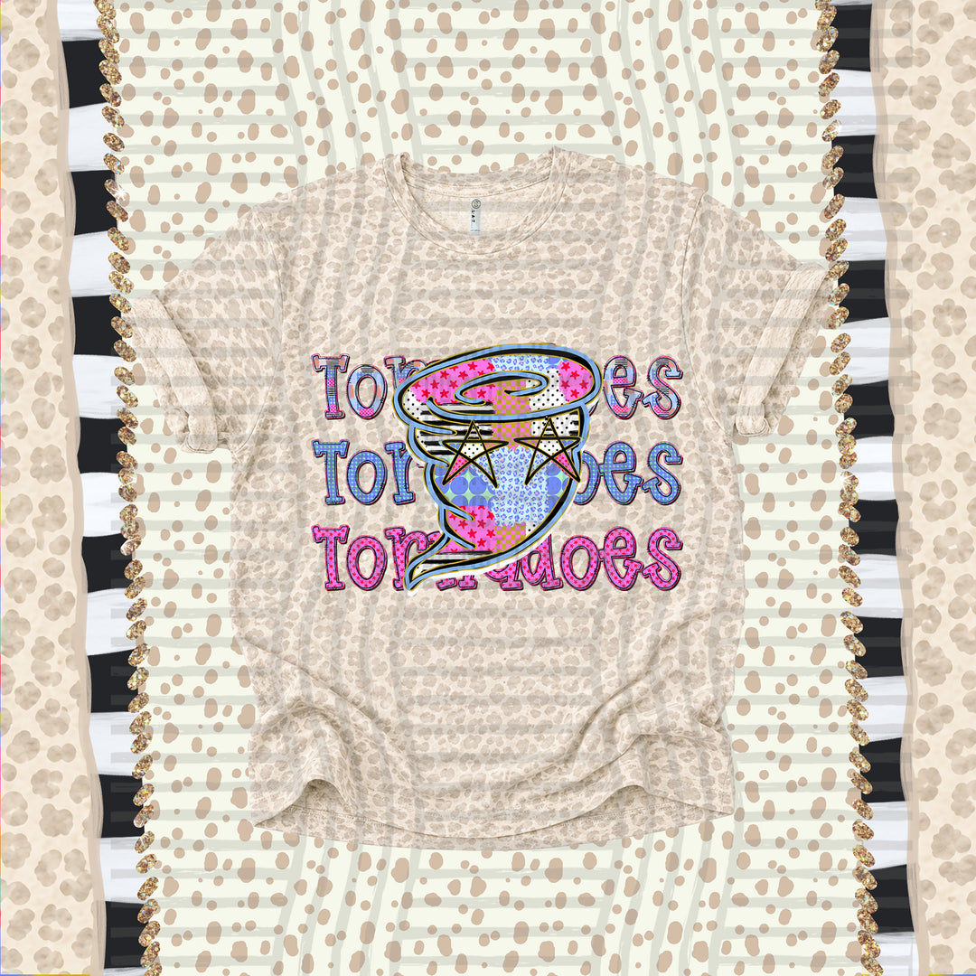 Tornadoes Dolly Doodle mascot DTF transfer