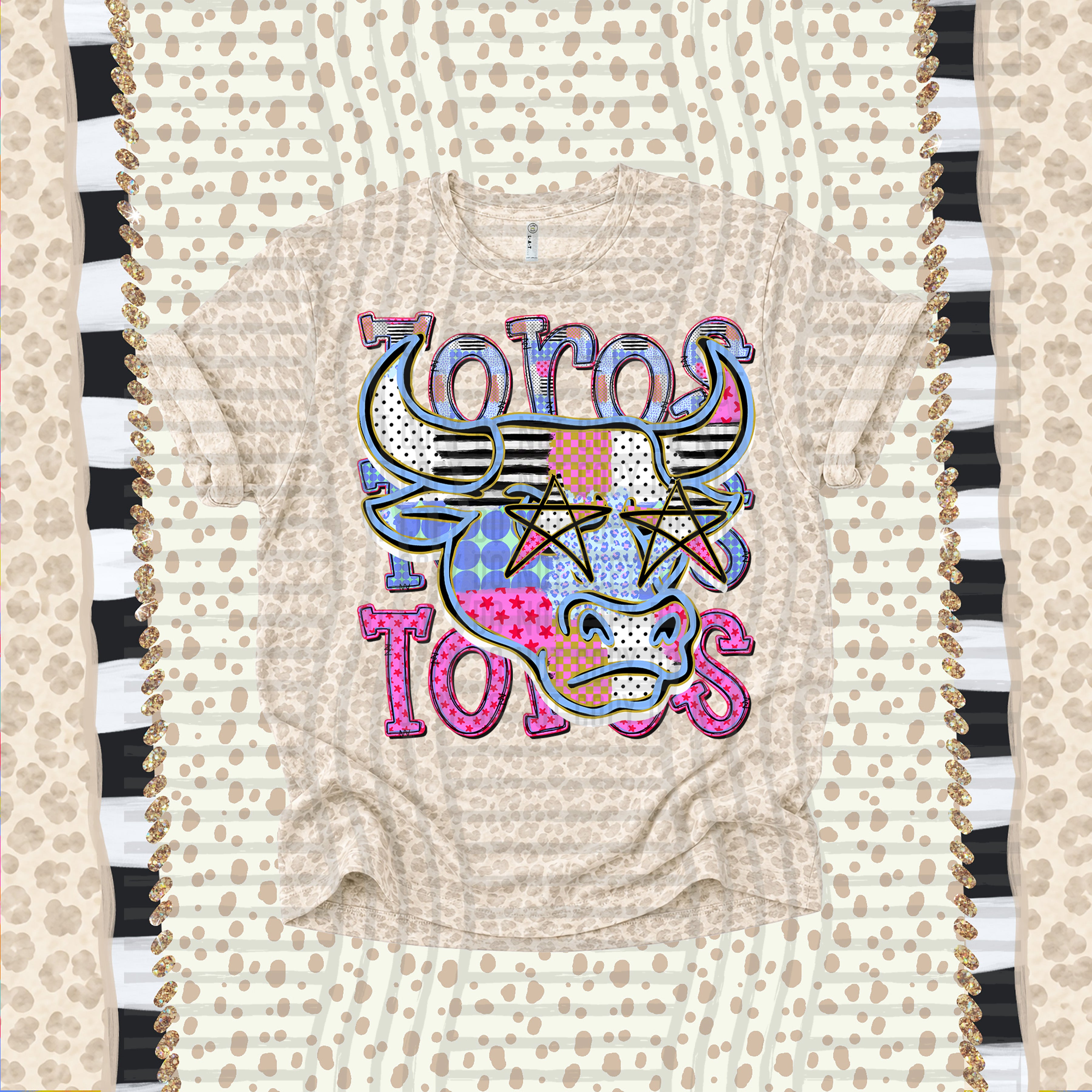 Dolly Doodle Mascots Toros design