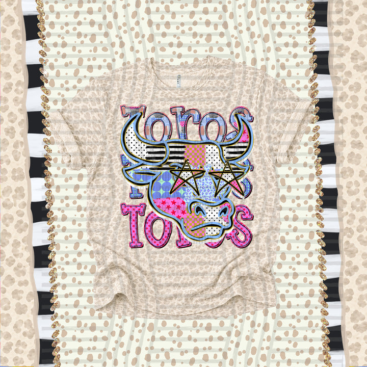 Toros Dolly Doodle mascot DTF transfer