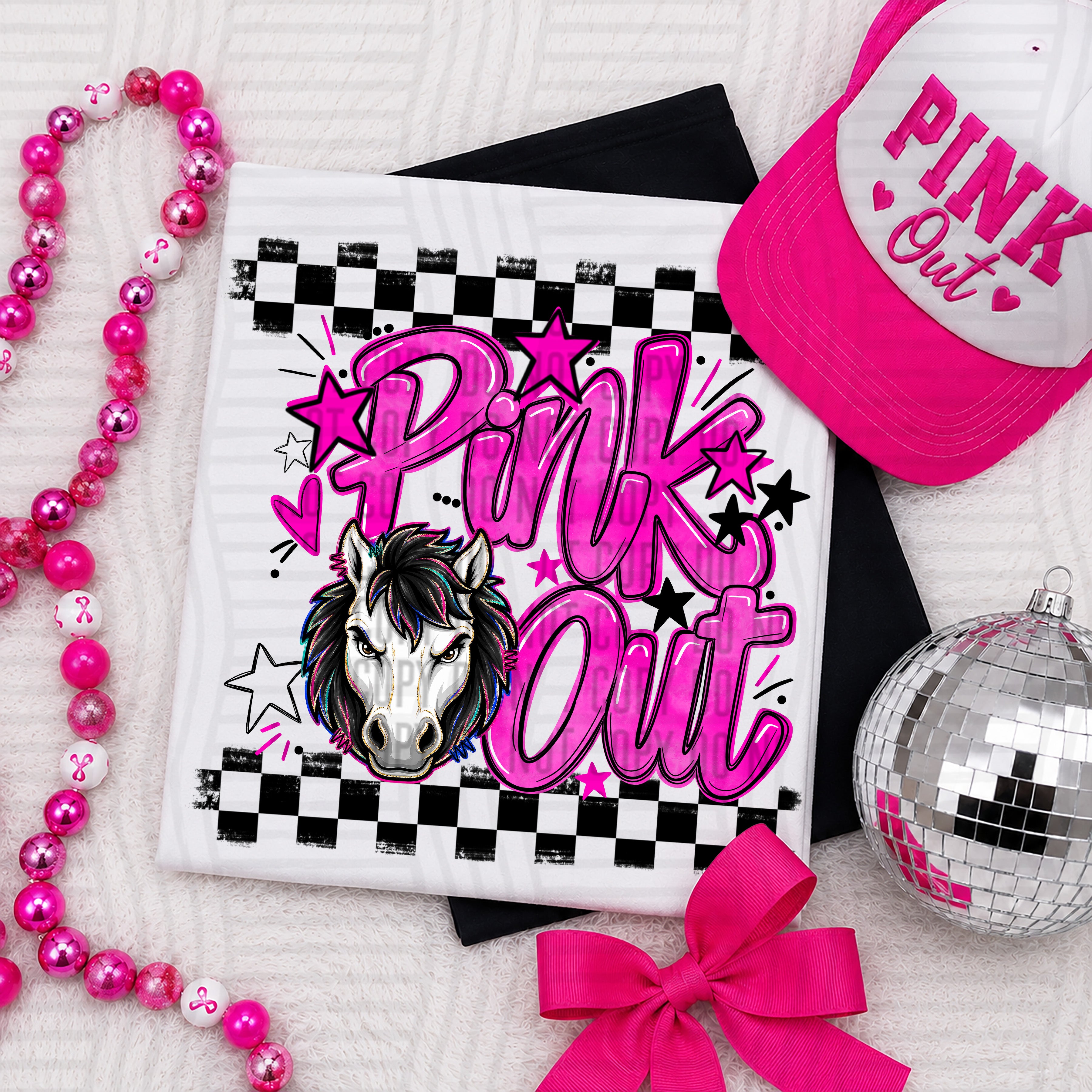 Pink Out Mascots CC Trailblazers design