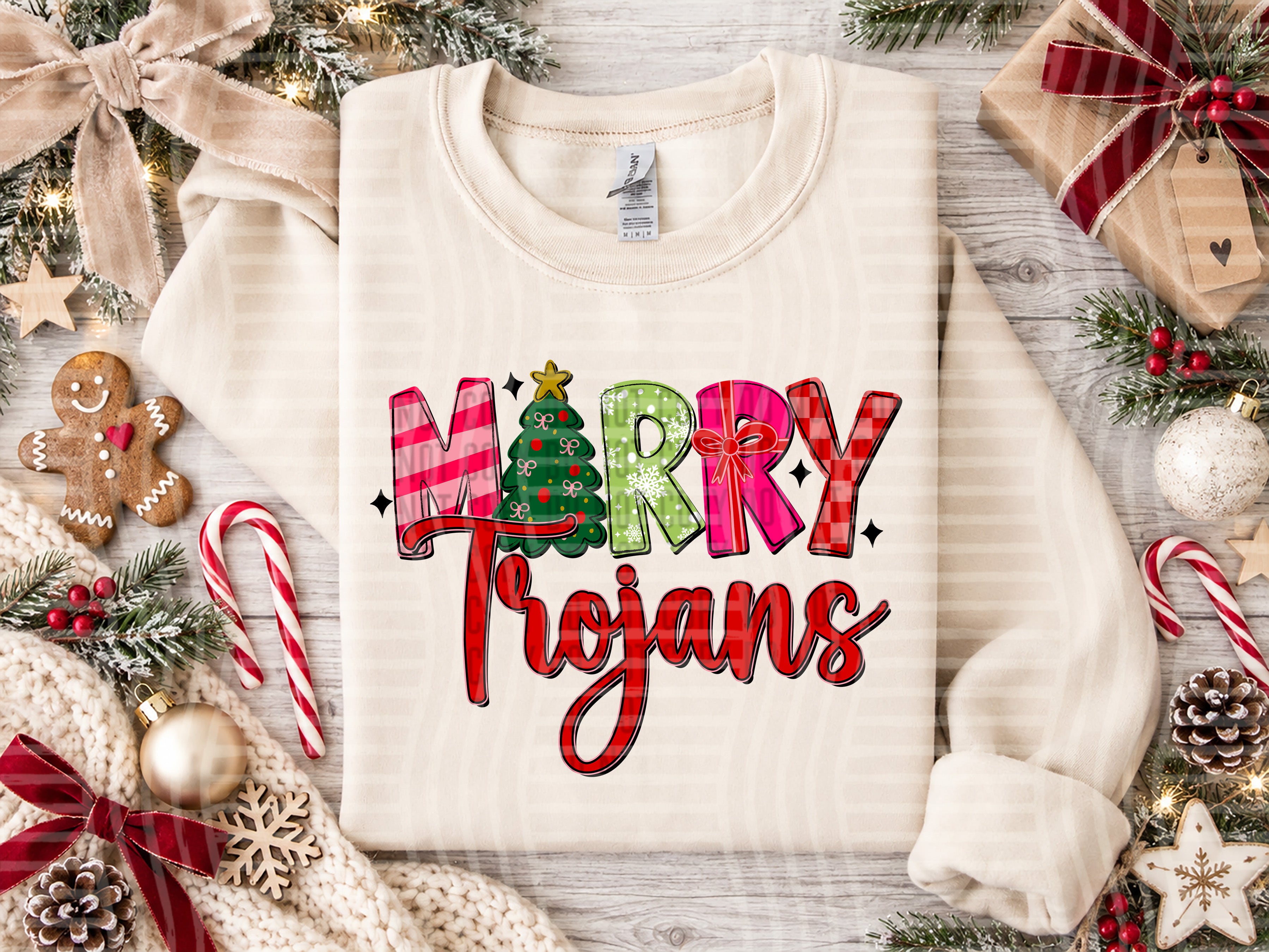 Merry Mascots Trojans design