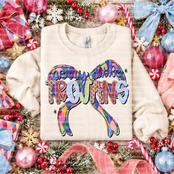 Merry Little Mascots Trojans design
