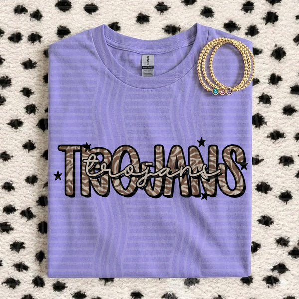 Zebra Mascots Trojans design