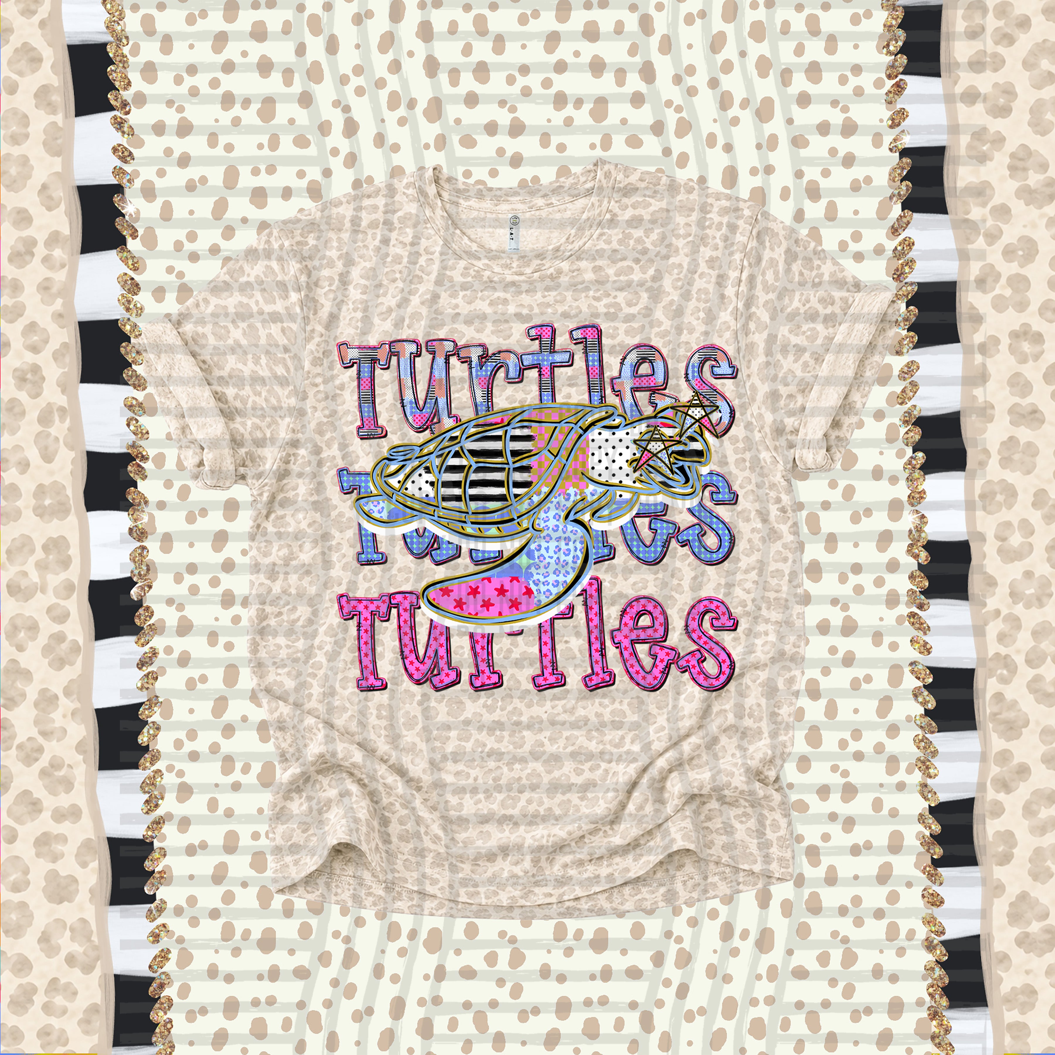 Dolly Doodle Mascots Turtles design