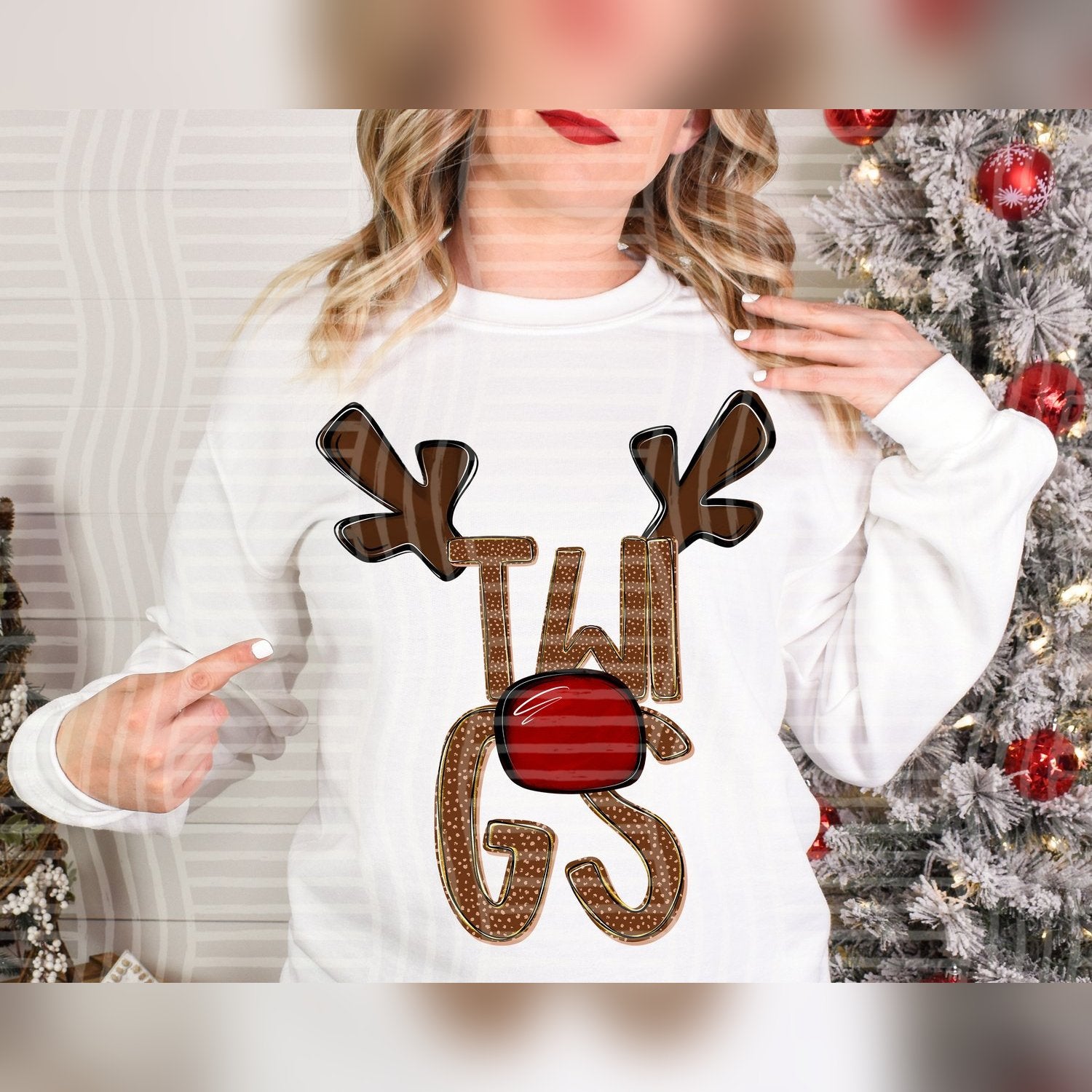Deer Antler Mascots Twigs design