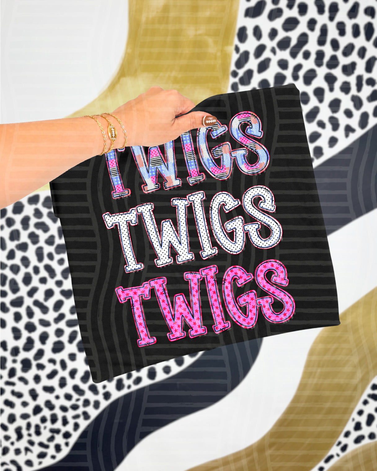 Dolly Tri Stacked Mascots Twigs design