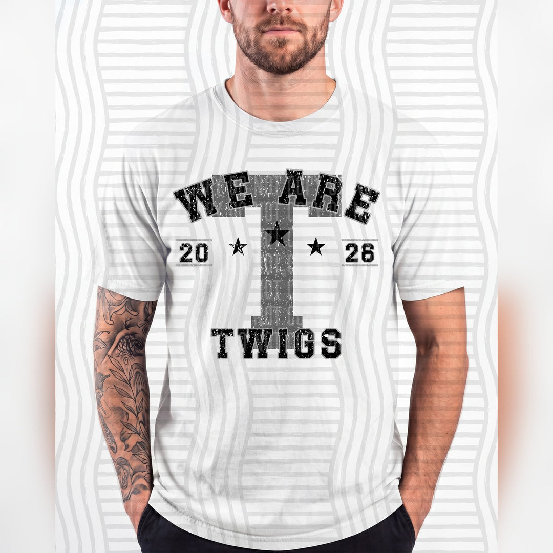 Twigs Varsity Initials Mascots DTF transfer