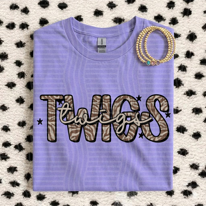 Twigs Zebra Mascots DTF transfer