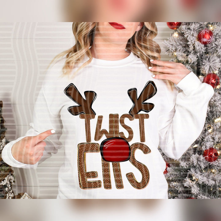 Twisters Deer Antler Mascots DTF transfer