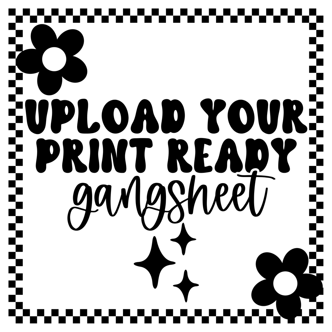 Ready to Print Gang Sheet Rolls