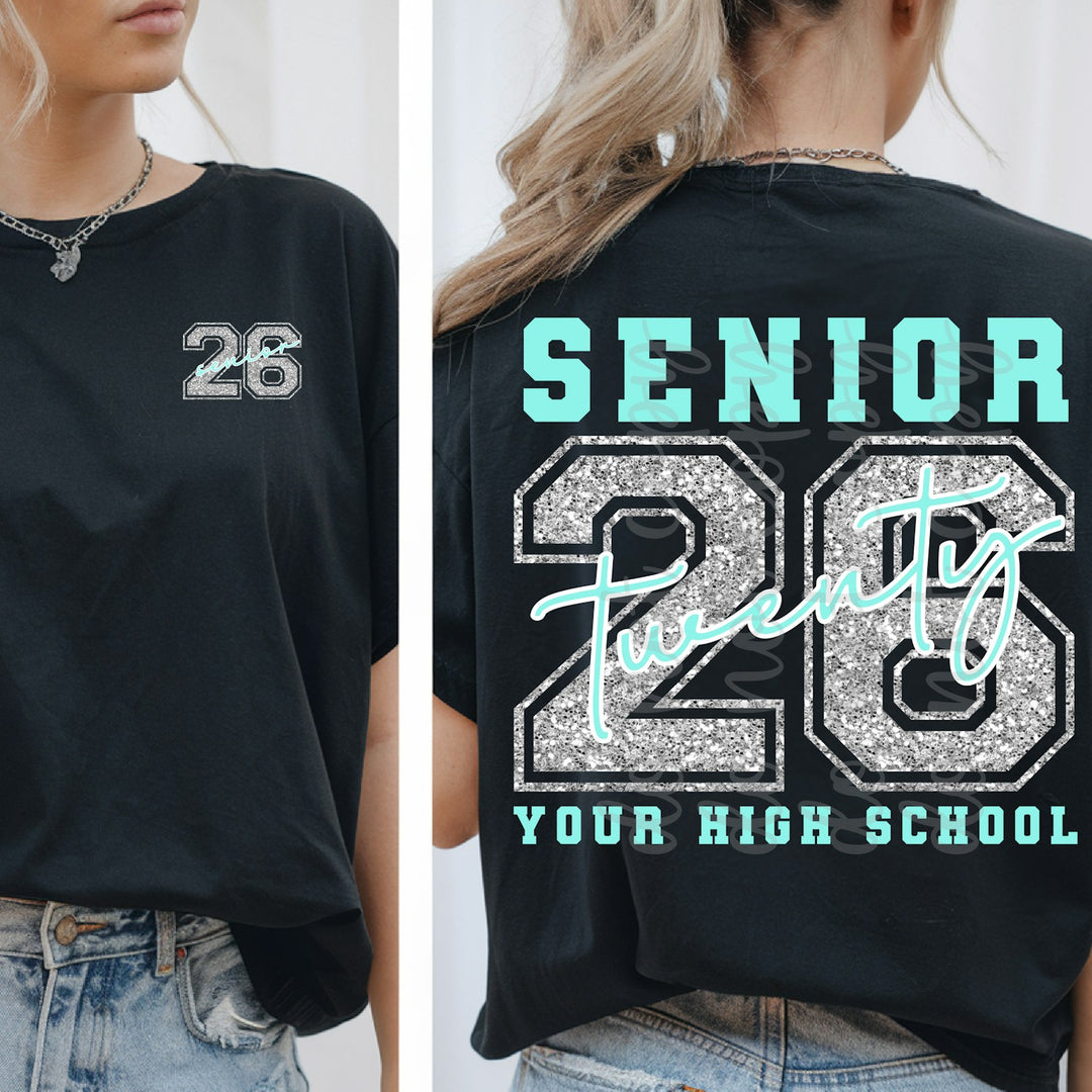 Senior 26 Frame customizable DTF transfer
