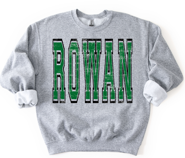 VARSITY OVERSIZED ROWAN GREEN AND BLACK