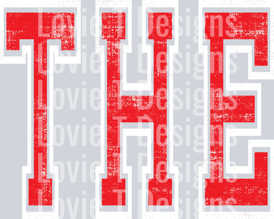 VARSITY STYLE THE RED AND WHITE