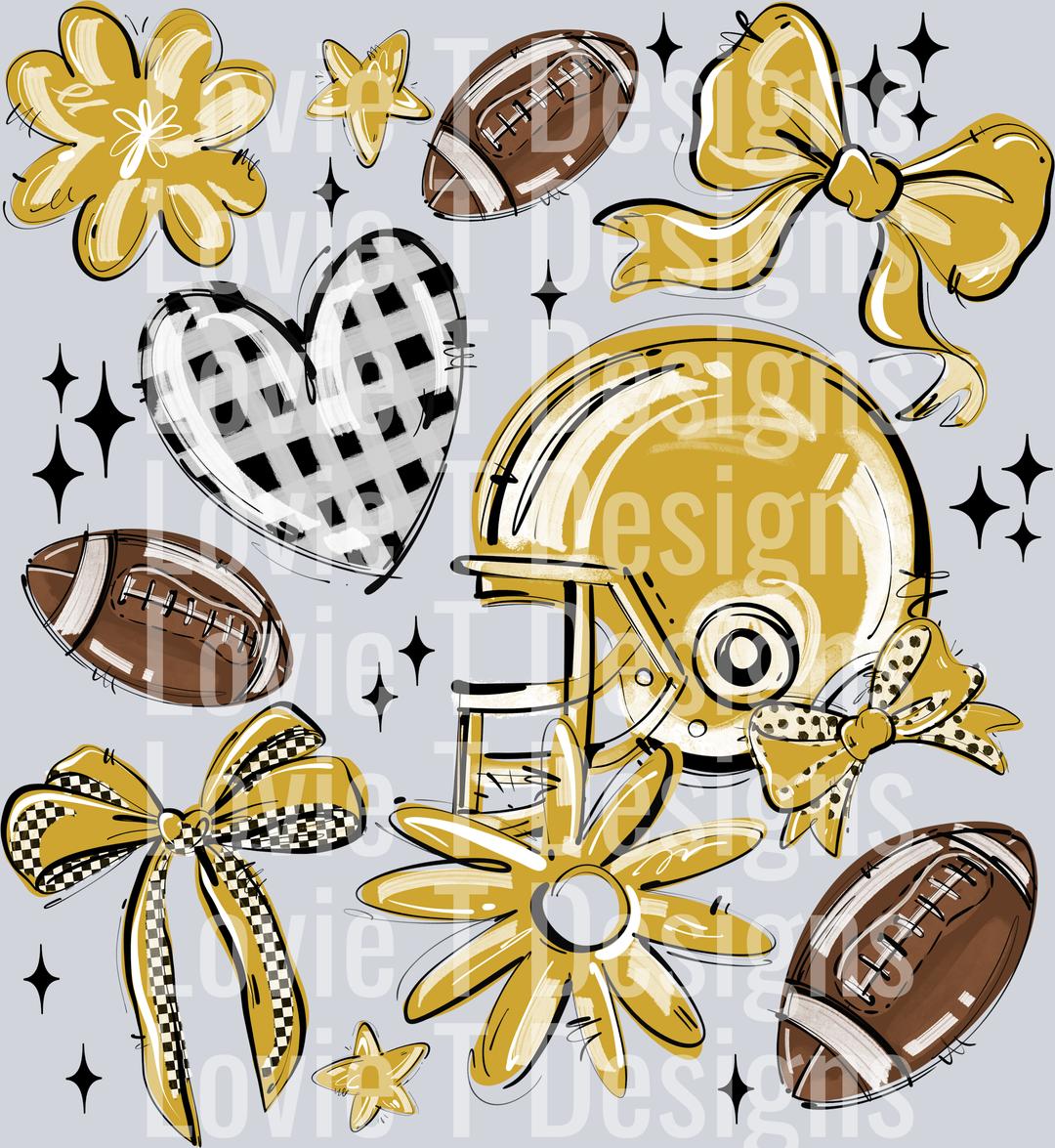 VEGAS PLAY BALL FOOTBALL COLLAGE