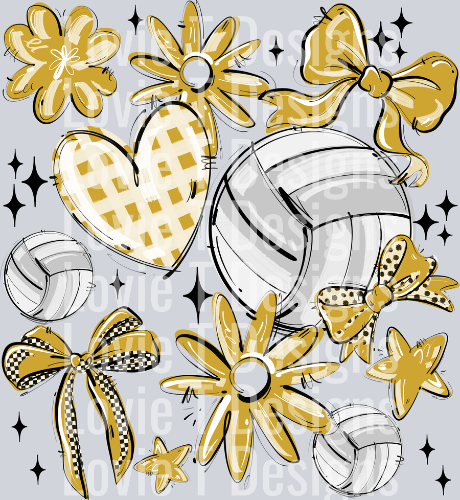 VEGAS PLAY BALL VOLLEYBALL COLLAGE