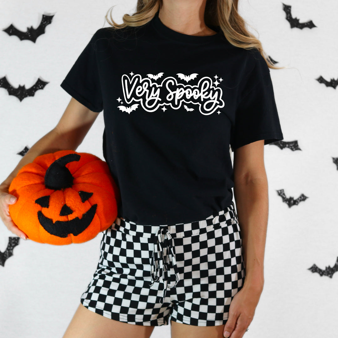 Very Spooky Single Color White DTF transfer design – image 1