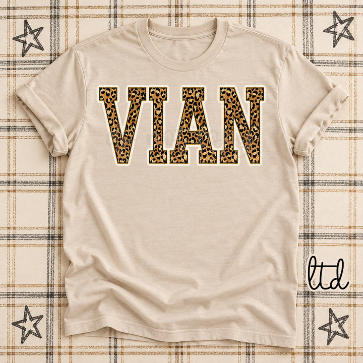 Vian Dark Leopard Mascots DTF transfer