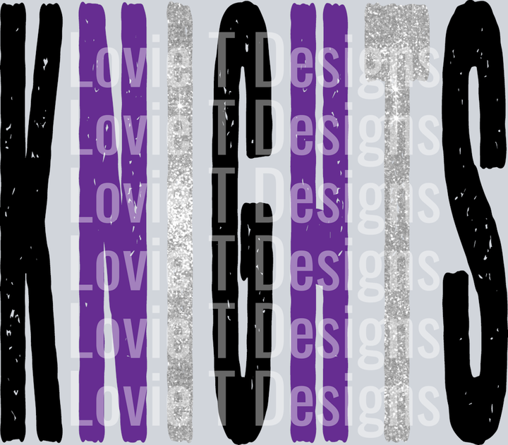 VIKINGS BLACK PURPLE AND SILVER GRUNGE MASCOT