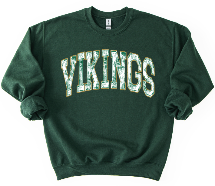 VIKINGS GREEN TOILE