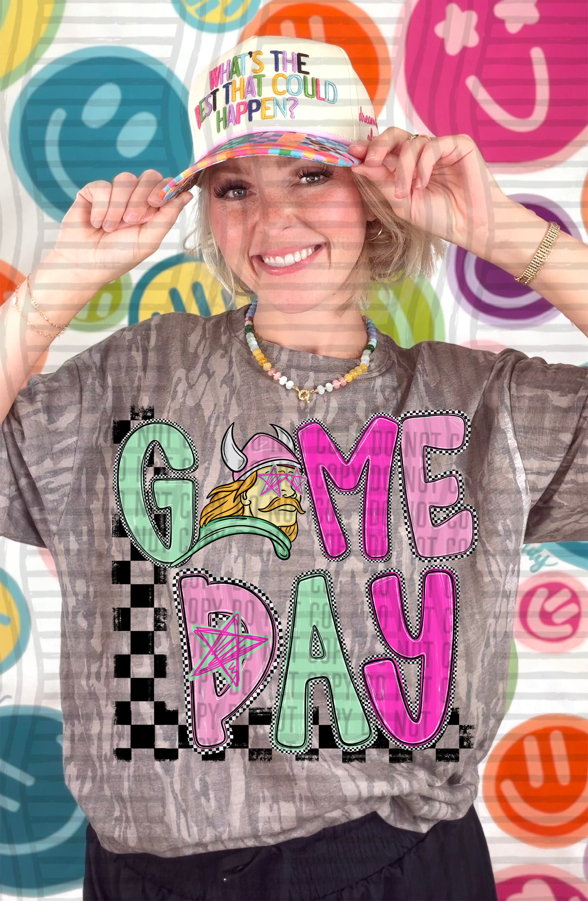 Game Day Starry Eyes Vikings design