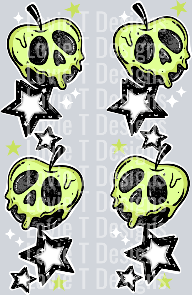 villain sleeve white stars