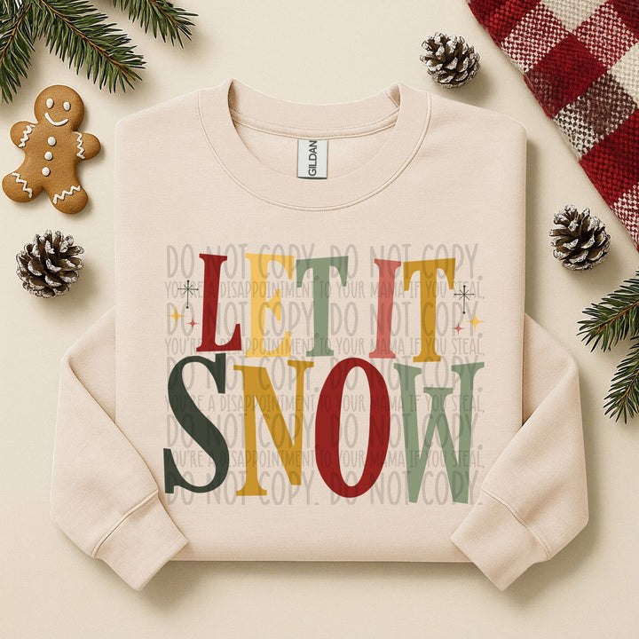 VINTAGE LET IT SNOW