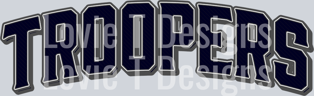 VINTAGE MASCOT TROOPERS NAVY