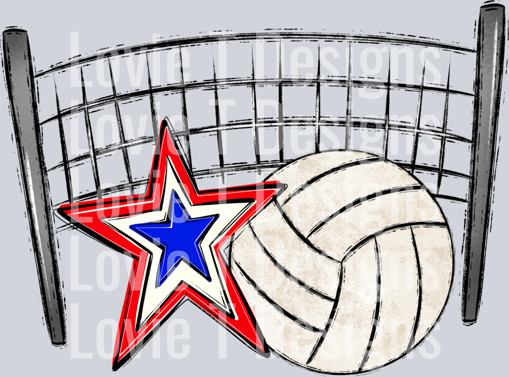 Volleyball Mom Red Royal Pocket