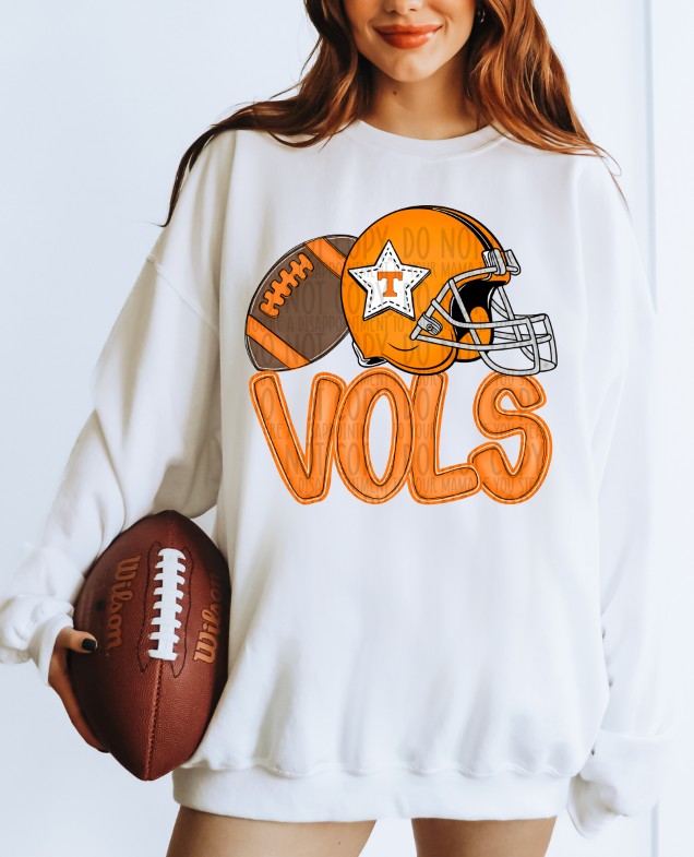 VOLS HELMET + FOOTBALL STACKED