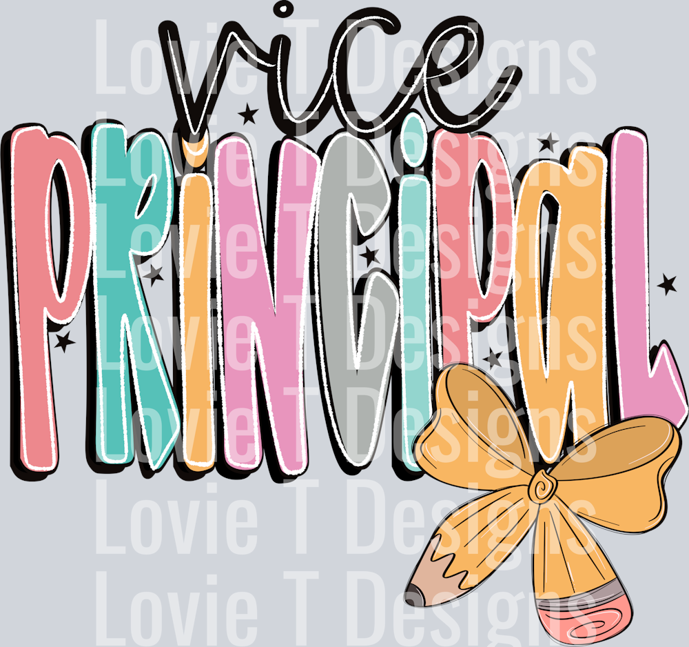 Vice Principal Doodle Bow