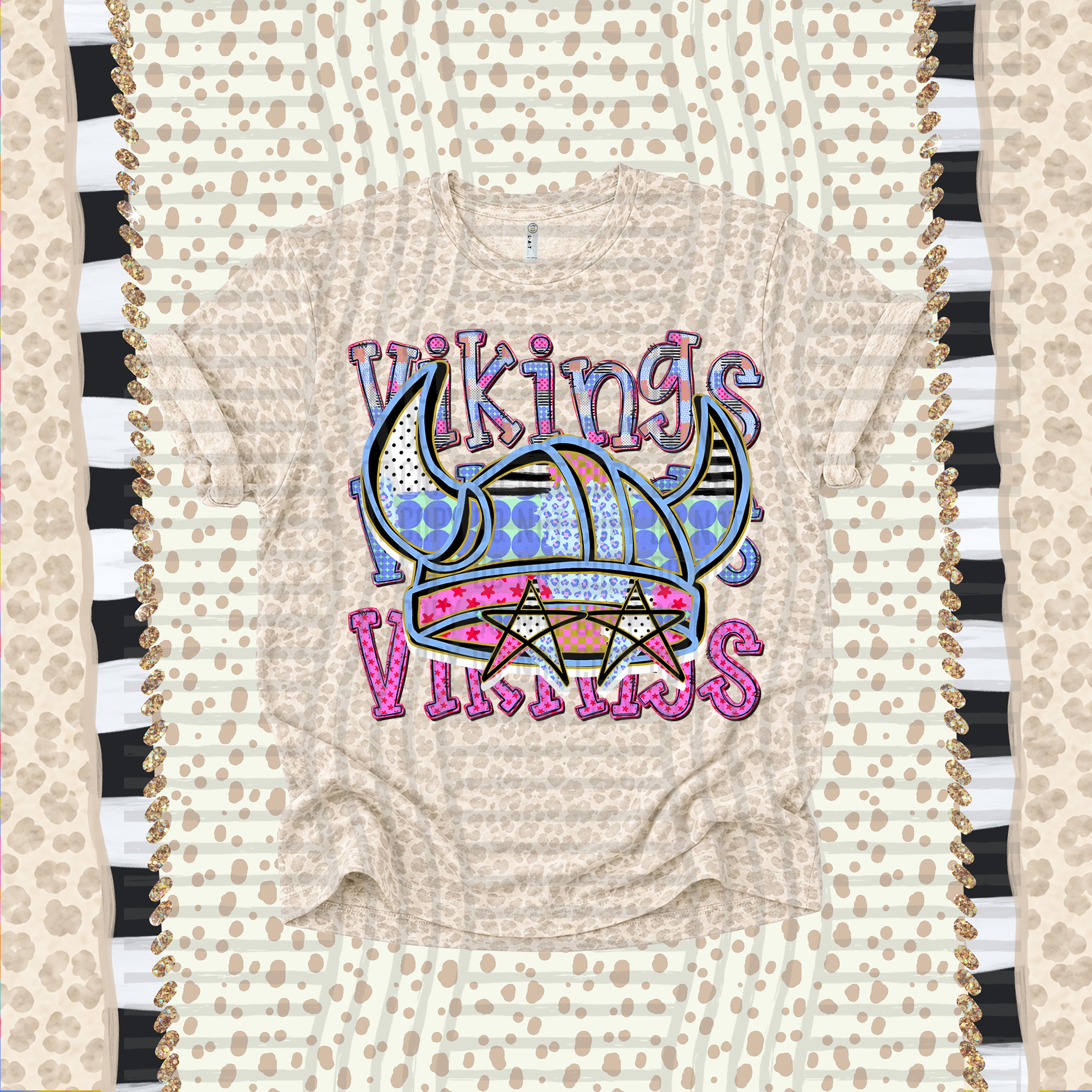 Dolly Doodle Mascots Vikings design