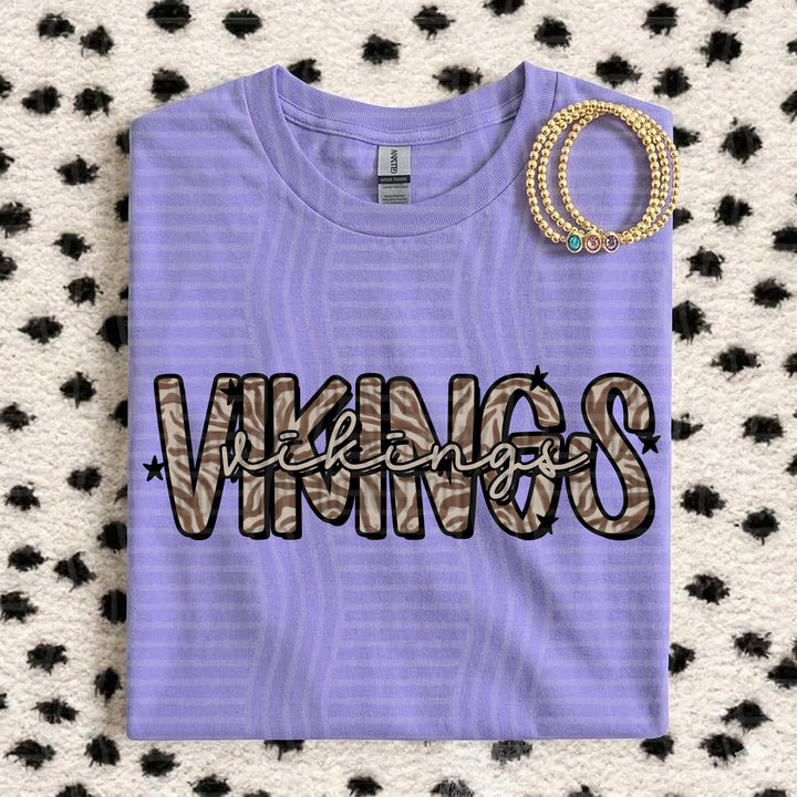 Vikings Zebra Mascots DTF transfer