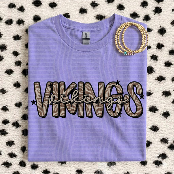 Zebra Mascots Vikings design