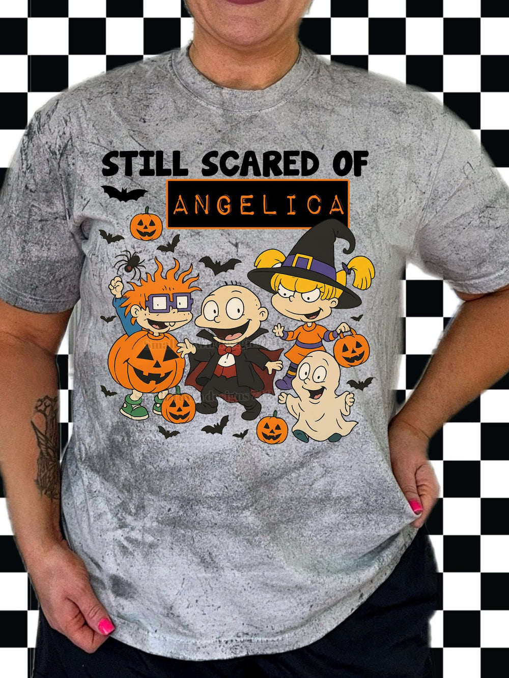 Vintage Rugrats Halloween DTF transfer design – image 1