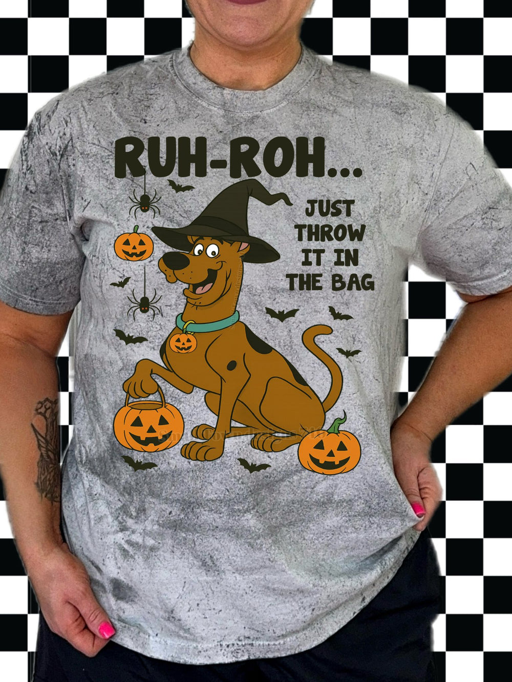 Vintage Scooby Halloween DTF transfer design – image 1