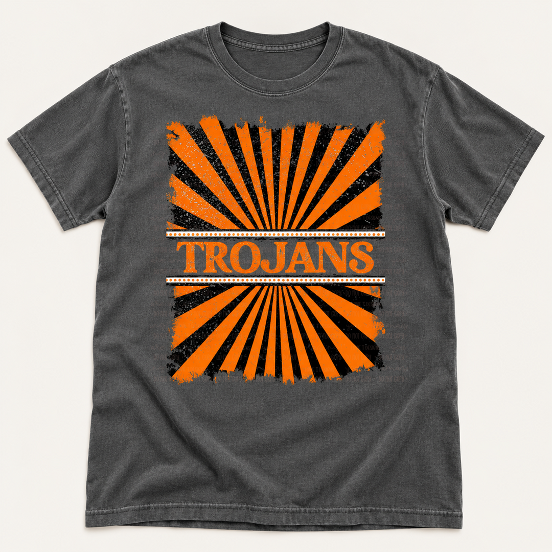 Vintage Teams customizable DTF transfer mockup