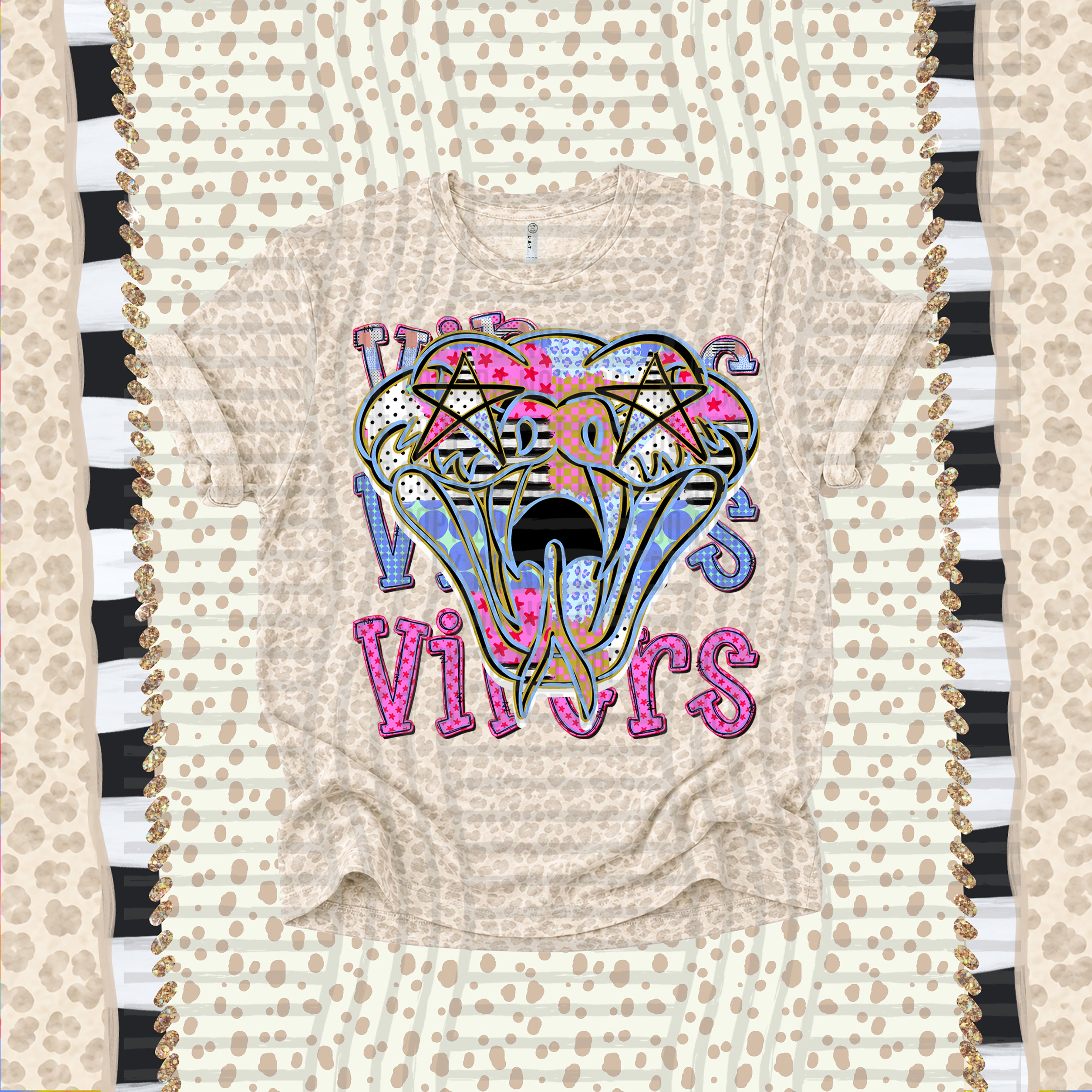 Dolly Doodle Mascots Vipers design