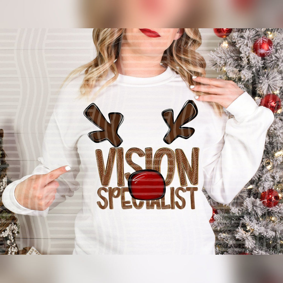 Vision Specialist Deer Antler School Staff DTF transfer